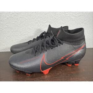 Nike Mercurial Superfly 7 Pro Black Soccer Cleats AT5382-060 Men Sz 6.5 Preowned